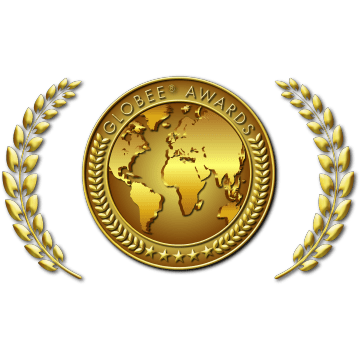 Globee Awards gold medallion representing Ahmed Abdullah's 2026 Innovation Awards judging role